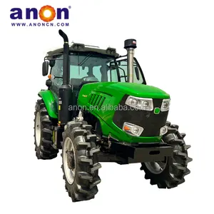 ANON gambar traktor roda empat Harga dengan pemuat ujung depan dan ember diskon besar traktor roda empat