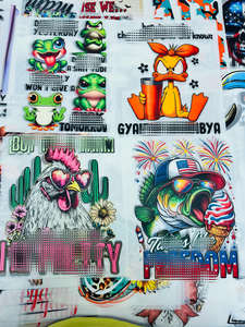 Biểu Tượng Tùy Chỉnh Báo Chí Nhiệt Chuyển Giao In Ấn Màn Hình In Ấn Chuyển Sticker Sẵn Sàng Để Báo Chí Tùy Chỉnh Chuyển Thiết Kế Cho T Áo Sơ Mi - Product Image 6