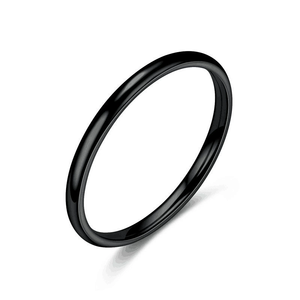 Anillo <span class=keywords><strong>de</strong></span> acero inoxidable <span class=keywords><strong>de</strong></span> círculo liso para mujer, fino, sencillo, todo en uno, <span class=keywords><strong>de</strong></span> alta calidad, anillo <span class=keywords><strong>de</strong></span> cola, joyería - Product Image 5