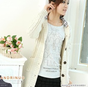 Design spécial largement utilisé coréen hiver long ceinturé <span class=keywords><strong>cardigan</strong></span> <span class=keywords><strong>à</strong></span> <span class=keywords><strong>capuche</strong></span> pour les femmes - Product Image 2