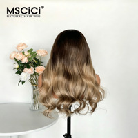 Peluca de Cabello Humano Virgen Malayo con Encaje Frontal Invisible HD 13x6, Ondulado, con Reflejos, Marca Privada de Fábrica, 100% Cabello Humano