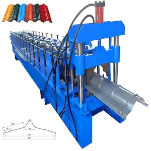 Venta directa de los fabricantes, fabricación de láminas de metal para techos, tapa de cresta de techo, máquina formadora de rollos de acero