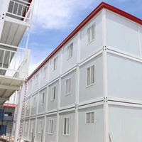 Abri portatif durable de réfugié de logement temporaire de ventilateur de maison de conteneur d'assemblage rapide facile à installer