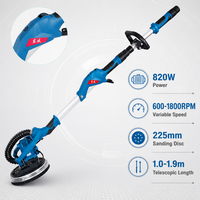 Ponceuse girafe professionnelle à vitesse variable 820W pour plaques de plâtre et plafonds