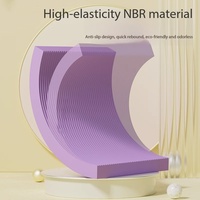 Tapis de yoga TPE 4,5 mm haute résilience, épais, imperméable, antidérapant et durable pour l'entraînement de base et le fitness