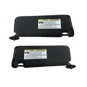 แผ่นบังแดด 74320-21210-B2 สีดำด้านขวาสำหรับโตโยต้า ไซออน ทีซี 2005-2010 วัสดุ PVC พร้อมป้ายเตือน - Product Image 1