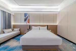 Ensemble de meubles de chambre à coucher <span class=keywords><strong>Leica</strong></span> pour hôtel, lit simple personnalisé, design moderne, taille Queen Size, ensemble de chambre à coucher en bois massif - Product Image 5