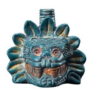 Ocarina artisanale authentique en résine, style aztèque, <span class=keywords><strong>serpent</strong></span> plumeux maya, fantôme de la mort, accessoire d'instrument de musique pour Halloween - Product Image 3