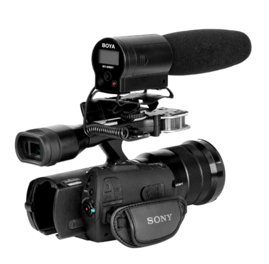 Boya BY-DMR7 Professional 3.5mm SD Flash Recorder Cardioid Shot Gun Microphone for DSLRs PC Recorder Camcorder