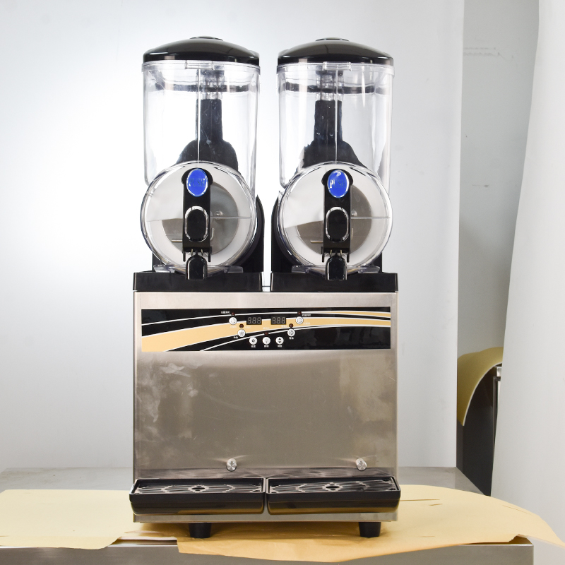 2タンクコールドドリンクスラッシュ製造機販売用コールドドリンクスラッシュマシン