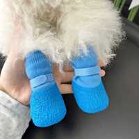 Chaussures imperméables pour chien, 4 pièces, bottes pour chien, protège-pattes avec sangles réglables, semelle en caoutchouc souple antidérapante, bottes pour chien pour l'extérieur