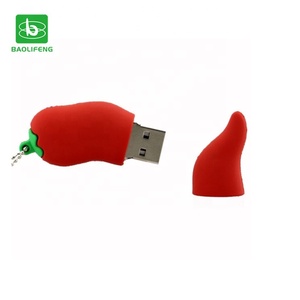Diseño divertido regalos de PVC verduras modelo berenjena USB 2,0/3,0 de memoria Flash pen Drive 8 GB-64 GB - Product Image 5