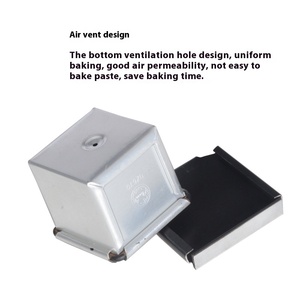 Bán Buôn Mini Không Dính Kim Loại Bánh Mì Nướng Khuôn Nhôm Nhà Bánh Mì Khuôn Nắp Chịu Nhiệt Bánh Công Cụ - Product Image 3