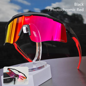 Lunettes de Cyclisme Photochromiques avec Monture TR90, Lunettes de <span class=keywords><strong>Soleil</strong></span> Sport pour Femmes et Hommes, Course à Pied, VTT, Vélo, Lunettes de <span class=keywords><strong>Soleil</strong></span> Claires - Product Image 1