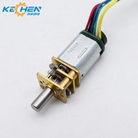 N20 6V/12V sikat listrik DC Geared Motor Encoder gigi mikro Motor pilihan kecepatan Magnet permanen 30rpm 50rpm 100rpm 150rpm