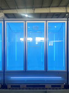 Réfrigérateur <span class=keywords><strong>commercial</strong></span> vertical à 3 portes vitrées pour boissons froides, yaourt et lait - Product Image 5