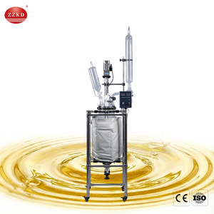 Reactor de Vidrio Encamisado con Capacidad de 1~100L, Pantalla LCD, Suministro Directo para Laboratorio - Product Image 4