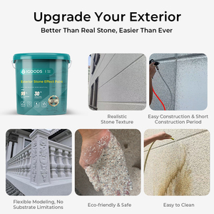Revêtement mural extérieur en granit liquide, <span class=keywords><strong>peinture</strong></span> en poudre, revêtement en ciment, <span class=keywords><strong>peinture</strong></span> acrylique imperméable, effet pierre de granit, <span class=keywords><strong>peinture</strong></span> en spray - Product Image 3