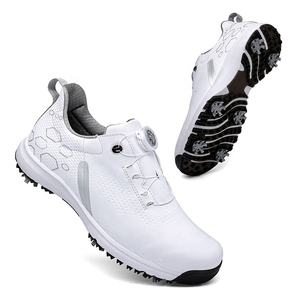 Chaussures De Golf faites à la main, vente en gros, semelle en caoutchouc - Product Image 2