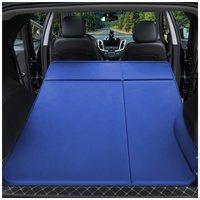 Matelas de voiture gonflable automatique et portable, pliable, en tissu micro antidérapant pour SUV/camion, randonnée, conduite autonome