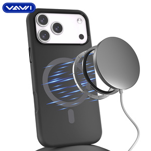 Vawi S010 trường hợp đối với iPhone 17 Pro Max từ lỏng Silicone trường hợp điện thoại cho Iphone 11 ~ 17 Series kim loại ống kính khung Bìa - Product Image 6