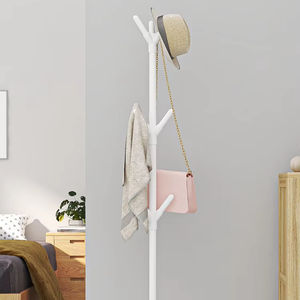 Porte-manteaux polyvalents sur pied pour salon, support à vêtements et écharpes, facile à déplacer et à sécher les vêtements - Product Image 2