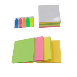 Adesivi colorati note adesive quadrate comodo adesivi Logo stampabili cancelleria creativa - Product Image 6