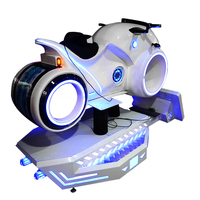 Équipement de boîte VR de parc d'attractions, réalité virtuelle, simulateur de conduite de moto, Machine 9D Vr, prix de la machine de jeu de moto