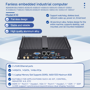 Mini PC Industrial Sin Ventilador <span class=keywords><strong>Intel</strong></span> <span class=keywords><strong>Core</strong></span> I3 <span class=keywords><strong>I5</strong></span> I7 4300U 4500U 5005U <span class=keywords><strong>5300U</strong></span> 5500U 6300U 7100U 7300U 8350U 8550U 1005G1 1065G7 para Kioscos - Product Image 2
