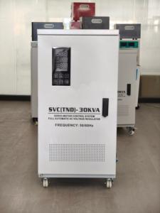 Stabilisateur de tension robuste 10 kVA 30 kVA 20 kVA, sortie 120 V, avec certifications CE et ISO, pour restaurants mexicains - Product Image 2