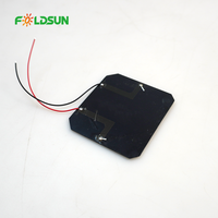 FOLDSUN Conception personnalisée Cellule solaire haute efficacité étanche IP67 pour ventilateur portable et gadgets, petit module PV pour la technologie grand public