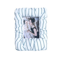 Cadre photo transparent en plastique avec rivets scintillants de 3 pouces, écologique et étanche, pour Instax Mini 13, support de bureau, direct usine