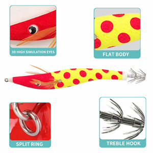 <span class=keywords><strong>Esche</strong></span> luminose calamari ami giga per la pesca in mare per la cattura di polpi e <span class=keywords><strong>seppie</strong></span> - Product Image 3