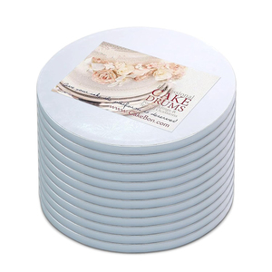 Vente en gros directe d'usine de haute qualité Silver Cake Drum Board Disc Différentes tailles <span class=keywords><strong>pour</strong></span> Sandwich Candy Gold Foil Printing - Product Image 1