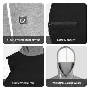 <span class=keywords><strong>Pull</strong></span> à capuche <span class=keywords><strong>chauffant</strong></span> électrique à livraison rapide en stock 7.V 16W batterie rechargeable <span class=keywords><strong>pull</strong></span> <span class=keywords><strong>chauffant</strong></span> de sport chaud d'hiver - Product Image 6