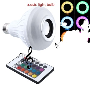 Ampoules LED RGB en gros pour usine avec musique, types de culots variés - E26/E27/B22, télécommande, corps en plastique, alimentation CA - Product Image 6