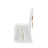 Ceinture de chaise de mariage en satin décorative