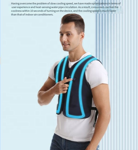 Circulación <span class=keywords><strong>de</strong></span> agua Refrigeración Aire acondicionado Chaleco Refrigeración Prevención <span class=keywords><strong>de</strong></span> golpe <span class=keywords><strong>de</strong></span> calor portátil en trabajo <span class=keywords><strong>de</strong></span> <span class=keywords><strong>verano</strong></span> <span class=keywords><strong>de</strong></span> alta temperatura - Product Image 2
