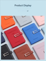 Porte-passeport en PU en stock, vente en gros, logo personnalisé, étui de voyage, 10 couleurs, cadeau d'entreprise, faible MOQ, livraison rapide
