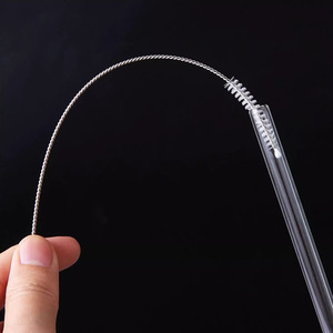 Brosse à pailles pour nettoyer les pailles des biberons, petite brosse pour nettoyer les gobelets et les flexibles des bouilloires, brosse pour tubes à essai en verre - Product Image 4