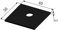 Art Sign |   Support de montage solaire en L de 80 mm, accessoires et composants d'installation solaire en aluminium pour système photovoltaïque sur toit en tôle