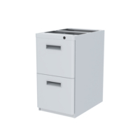 Armoire de rangement de bureau en métal ignifuge OMNI moderne, 3 tiroirs, étagères réglables, serrure à clé, organisation de fichiers, support d'imprimante