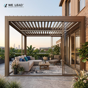 Pérgola Moderna de Aluminio WE LEAD, Rectangular, con Recubrimiento en Polvo, Resistente a la Intemperie, Estructura para Jardín y Exteriores - Product Image 2