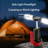 Lampe torche LED transfrontalière à haute luminosité, lumière du jour, dimmable, portable, en ABS, avec éclairage latéral, rechargeable par USB Type-C, batterie lithium-ion
