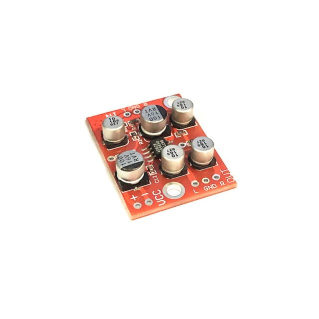 Dynamic microphone preamplifier stereo preamp board preamp circuit board AD828....