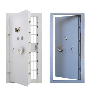 Porte de coffre-fort en acier ignifuge avec serrure électronique numérique et serrure à clé pour coffre-fort commercial - Product Image 1
