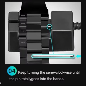 Digital Watch Quartz Watch Tool with Spare Pin Strap Link Detachable <b>Bracelet</b> <b>Metal</b> Strap Adjuster Strap Tool Accessory - Product Image 5
