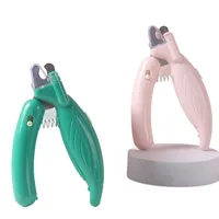 Coupe-ongles rechargeable pour animaux de compagnie avec lumière LED, outil de toilettage sûr pour chiens et chats