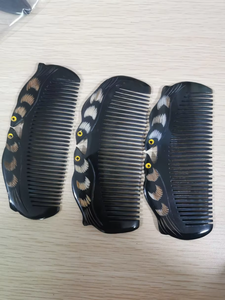 Vente en gros de peignes en corne de buffle de haute qualité, portables, naturels, écologiques, pour salon de coiffure et maison, style <span class=keywords><strong>canard</strong></span> <span class=keywords><strong>mandarin</strong></span> d'occasion - Product Image 5