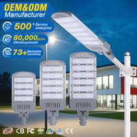 Lampe de rue LED étanche IP66 pour extérieur, Bridgelux SMD 50W 100W 150W 200W 250W 300W